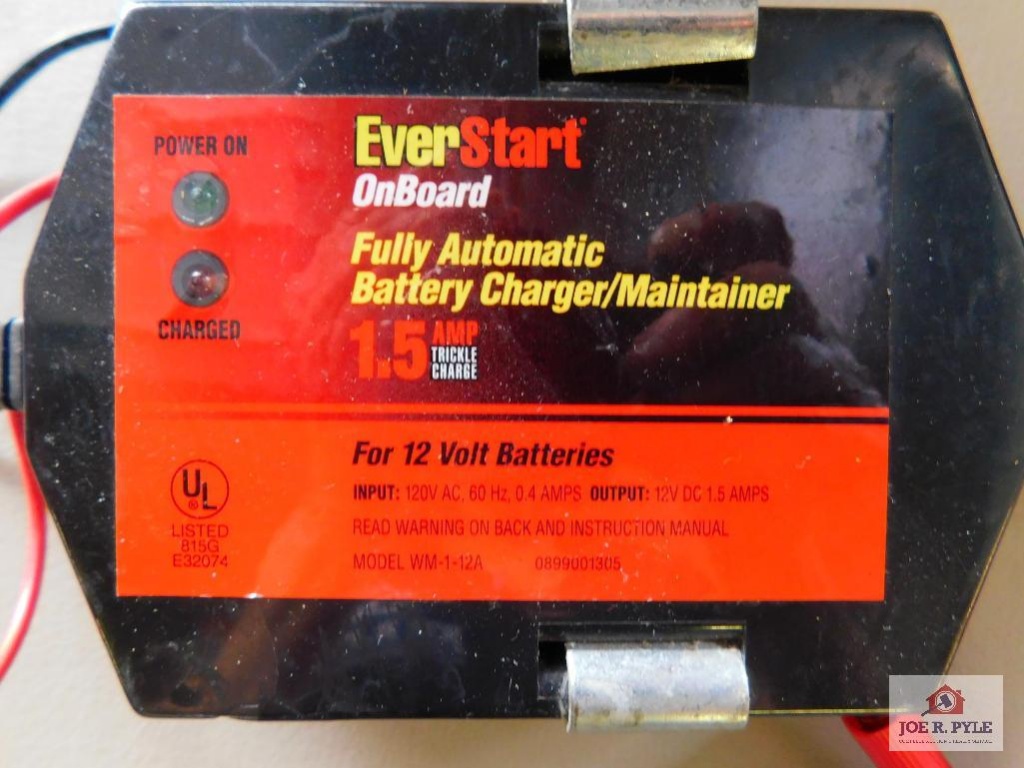 Everstart battery charger/maintainer | Estate & Personal Property Personal  Property | Online Auctions | Proxibid