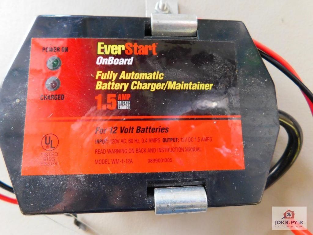 Everstart battery charger/maintainer | Estate & Personal Property Personal  Property | Online Auctions | Proxibid