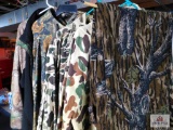 5 pieces of camo hunting clothing (XL to 3XL)