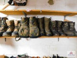6 pair of boots 10 1/2- 11 (2 pair brand new gortex Cabela's)