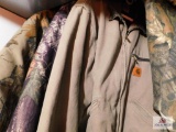 6 winter coats, 1 Carhart (XL - 3XL)