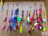 20 custom handmade Erie lures