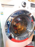 LG front loading washer has steam and sensing