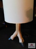 animal legged lamp