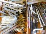 2 flats: chisels, wrenches, files, tin snips