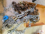 lot of chains and hooks