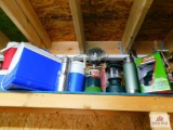 lanterns, coolers, and thermos bottles