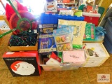 collection of holiday decorations (Christmas and Easter)