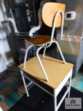 child's desk and chair