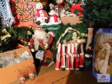 Christmas decorations, animated fisherman Santa