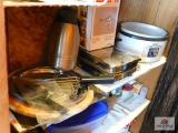 crockpot, roaster/ air oven, food grinder