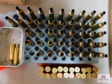 mixed lot 257 wby, 7mm rem mag and .243 casings