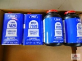 4 containers of 7828 gun powder