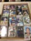 Flat lot: 19 plastic boxes cards 1970's & up,