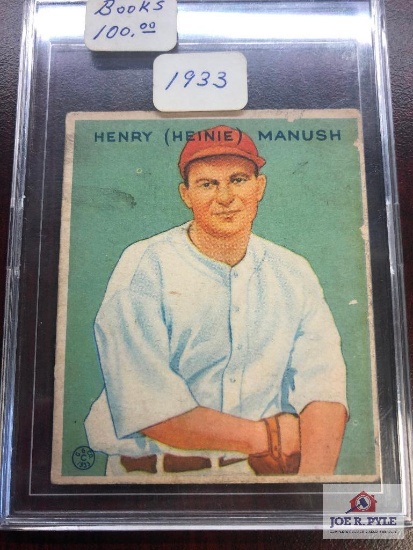 1933 Goudey Big League Gum #107 Heinie Manush