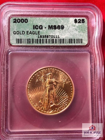 2000 MS-69 Gold Eagle Liberty Coin