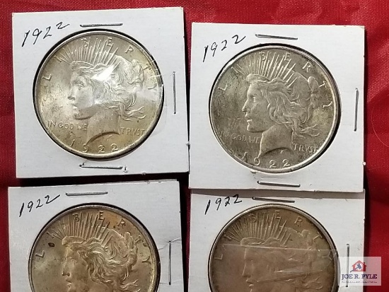 Peace Silver Dollars: all 1922