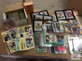 Lot: 2000 Collectors Edge Payton Manning graded, Pittsburgh Steelers cards, Sam Huff WVU card, lot