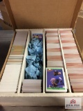 Large box: TOPPS 1991 1-473 & 474-791, Donruss 1992 402-749 & 750-784, TOPPS 1991 traded 1-132T &