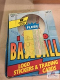 Lot 3 boxes: Fleer 1990 sealed set 660 cards, two 2 boxes 10th anniversary wax packs in original