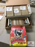 Lot 3 boxes: Baseball cards by teams 1980's Padres, Los Angeles Dodgers, Chicago Cubs, Minnesota