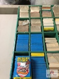 Large box Misc. cards Desert Storm, TOPPS 1990-91, LEAF 1990-91, SCORE 1991, Raiderette 1992, Star