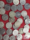 35 Kennedy Half Dollars dated after 1964