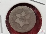 1852 3 cent piece