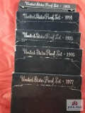 1973,1974,1975,1976,1977 United Sates Proof sets