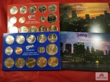 U.S. Mint uncirculated coin set Philadelphia and Denver 2007 and 2008
