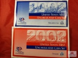 U.S. Mint Uncirculated Coin Set Philadelphia and Denver 2002