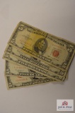 5 Red Seal $5 bills