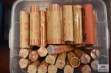 50 Rolls Wheat Cents Mixed Dates