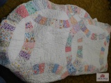 Hand stitched quilt