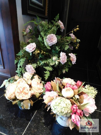 Collection of floral arrangements