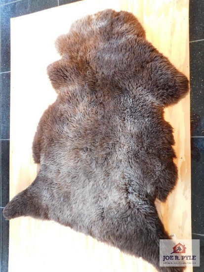 Rocky Mountain lambskin rug