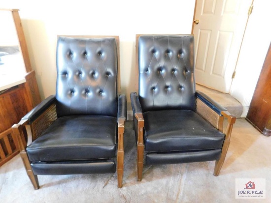 Leather-like recliner chairs