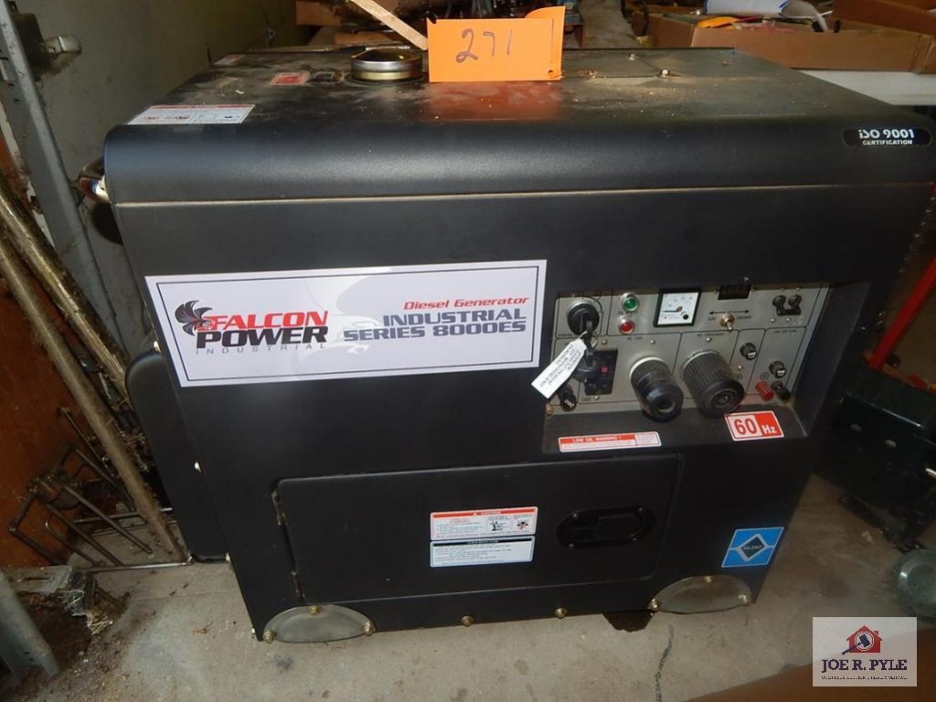 Falcon power Industrial 8000 ES Diesel Generator Barnebys