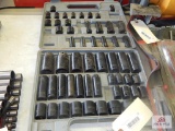 Chrome impact socket set