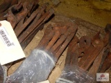 Blacksmith tongs and forging tools