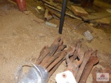 Blacksmith tongs and forging tools