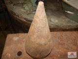 Anvil insert forge cone