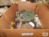 1 lot of grinding wheels and brushes, etc.