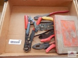Flat of wire cutters and strippers