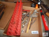 Flat of misc. tools