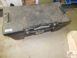 Plastic tool box and contents