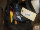 Tool bag w/ misc. electrical supplies