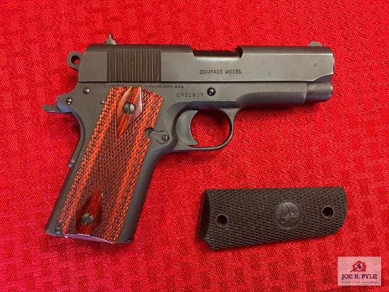 Colt 1991 A1 Compact Model .45 ACP | SN: CP31637 | Comments: ANIB; WITH ROSEWOOD GRIPS & HARD RUBBER