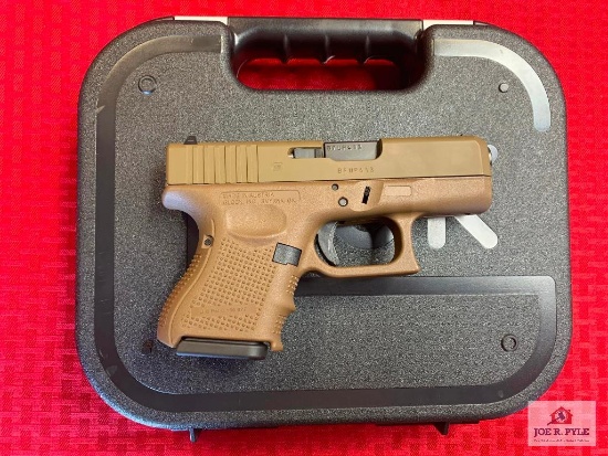 Glock 26 Gen 4 - Dark Earth Finish 9x19mm | SN: BFUP413 | Comments: WITH BOX, 3 TOTAL MAGS, 2 SETS