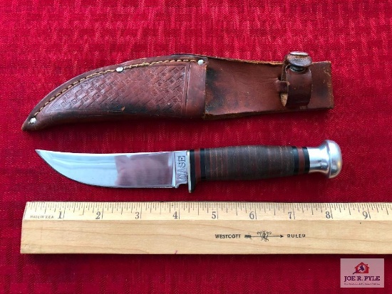 Case fixed blade knife w/sheath